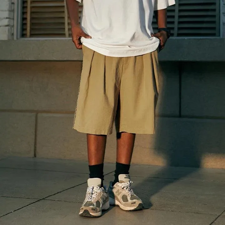 Casual Solid Color Cargo Short