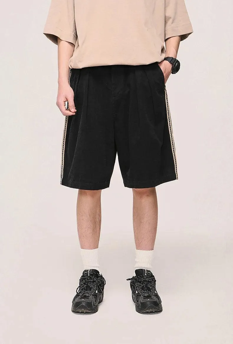 Casual Solid Color Cargo Short
