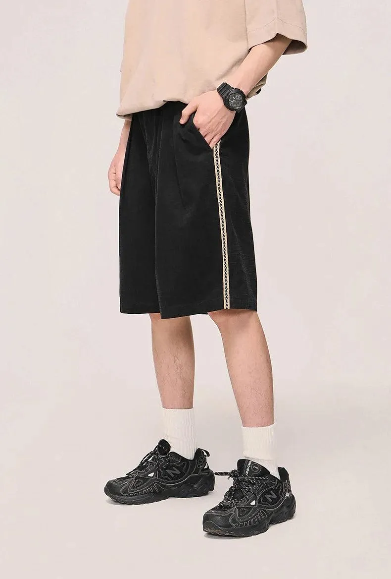 Casual Solid Color Cargo Short