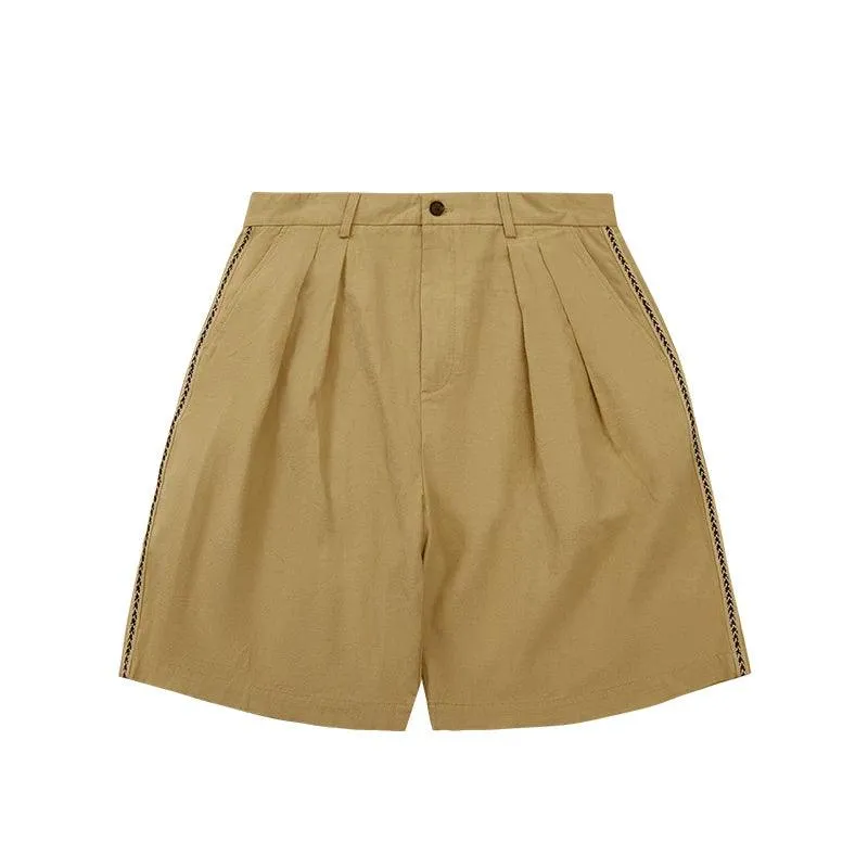 Casual Solid Color Cargo Short