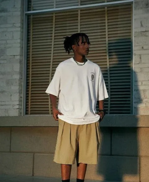 Casual Solid Color Cargo Short