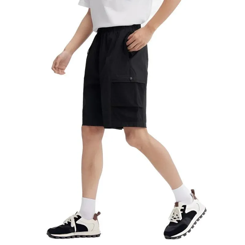 Casual Solid Color Straight Short