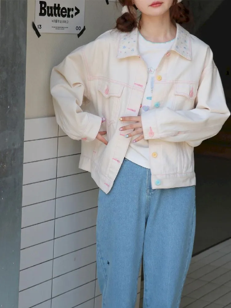 casual straight slim girl retro jeans