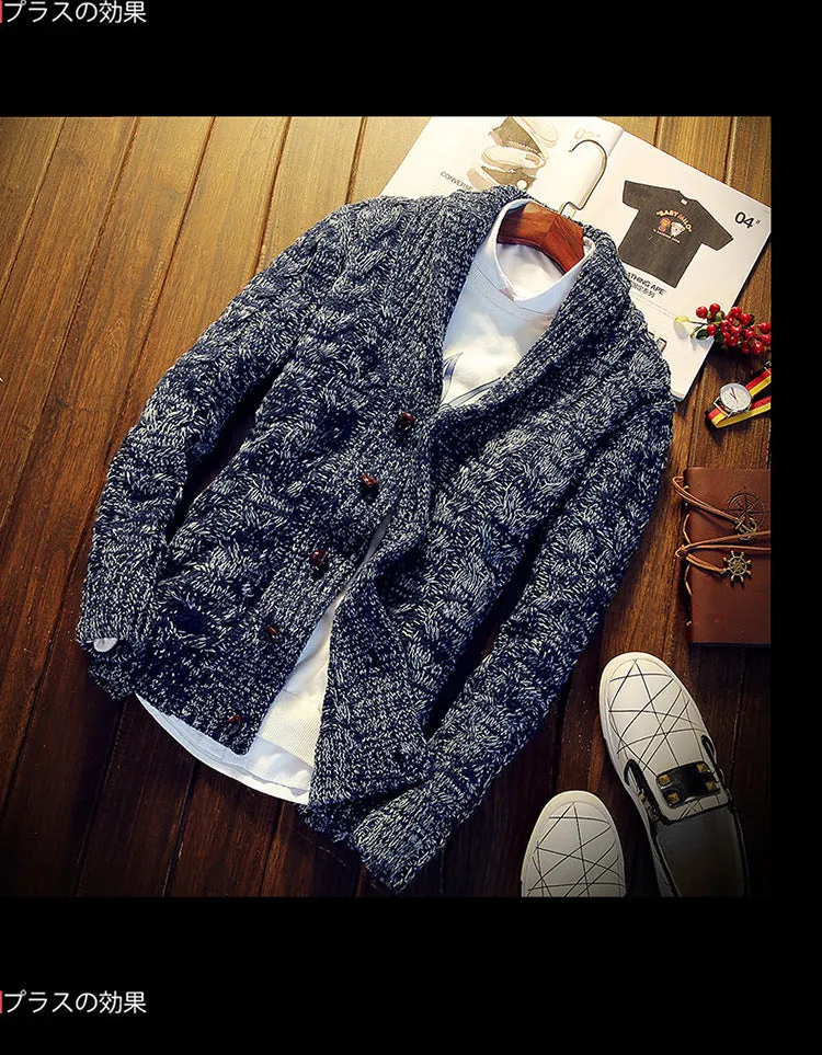 Casual Thicken Chunky Knit Cardigan