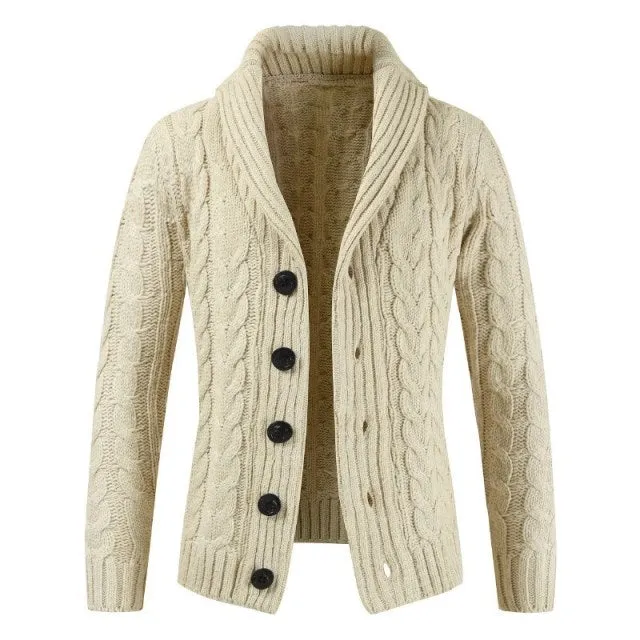Casual Thicken Chunky Knit Cardigan
