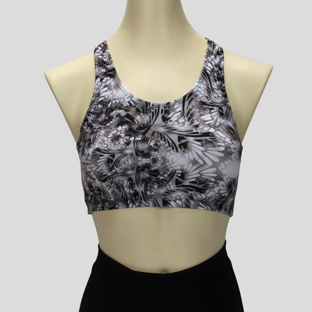Chrome Chic Crop Top