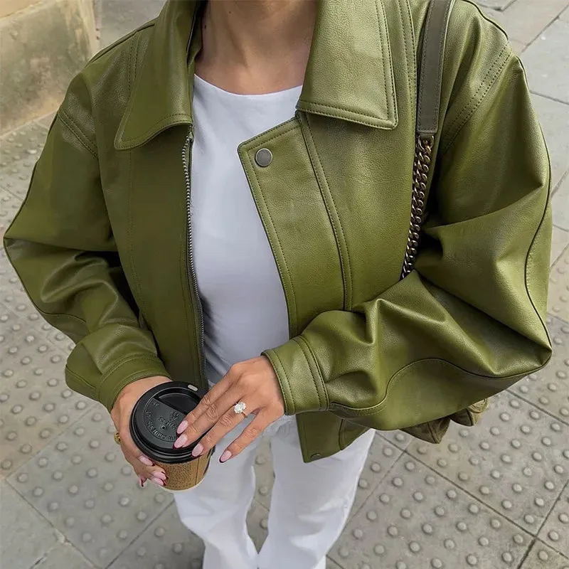 Cindy - High Street Women’s Zippered Jacket with Pockets