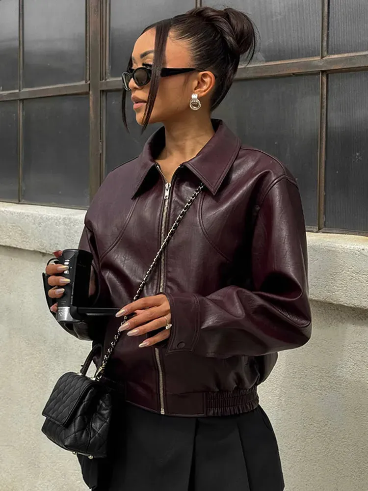 Cindy - High Street Women’s Zippered Jacket with Pockets