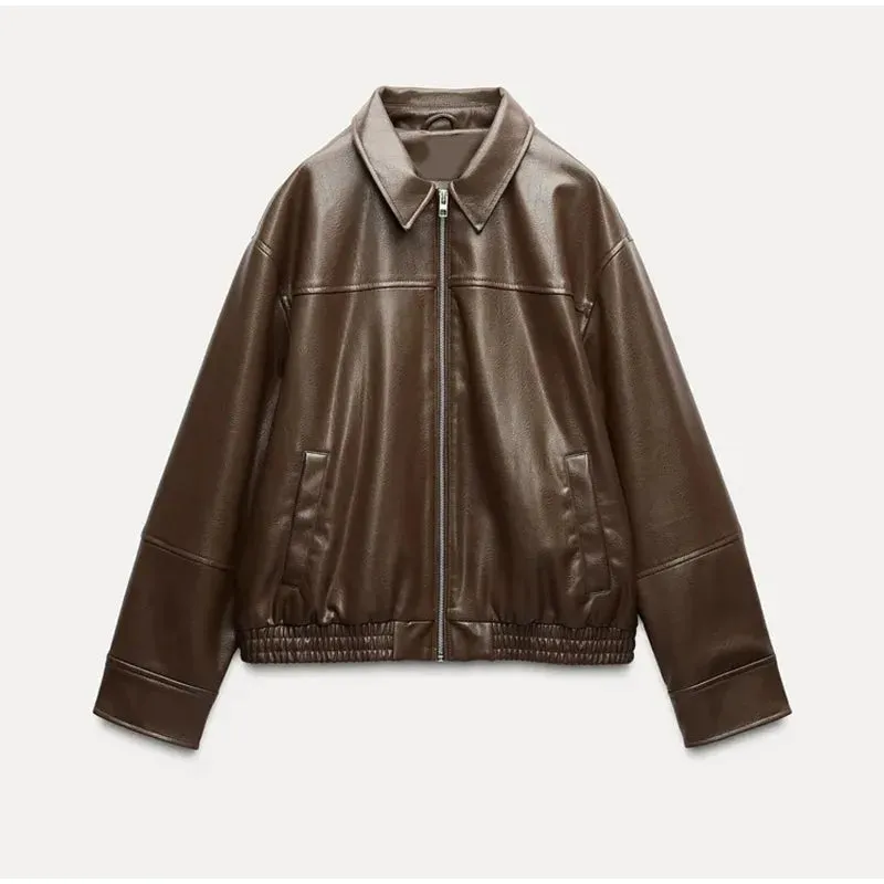 Cindy - High Street Women’s Zippered Jacket with Pockets