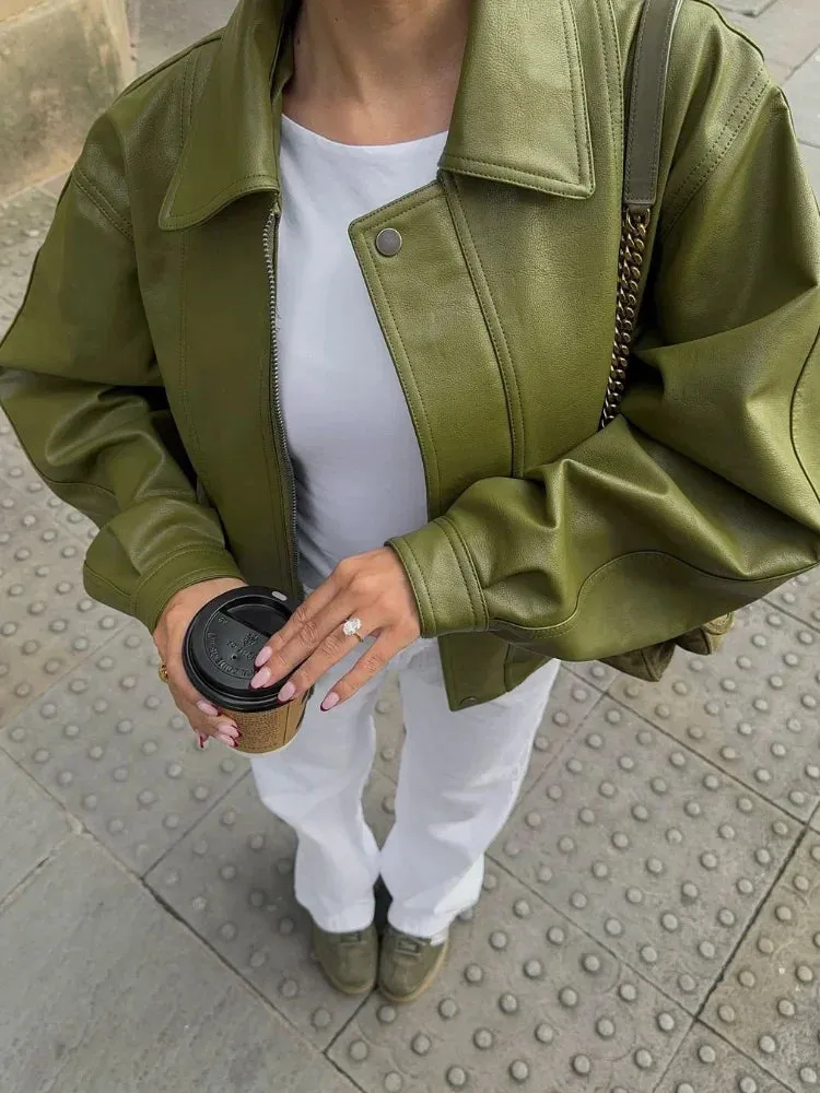 Cindy - High Street Women’s Zippered Jacket with Pockets