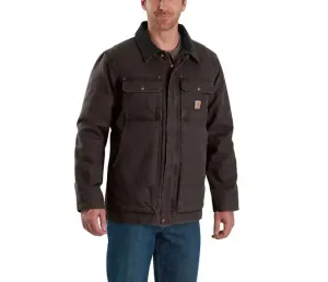 CL103283-LTall-Drk Brn Carhartt Jacket Full Swing Traditional
