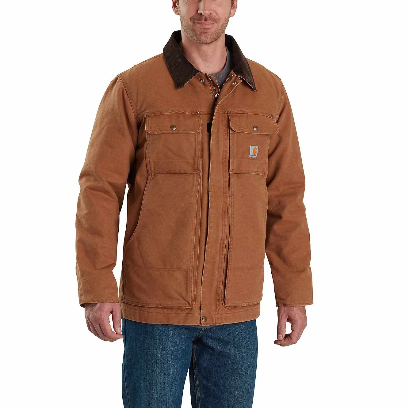 CL103283-XL-Brown Carhartt Jacket Full Swing Traditional