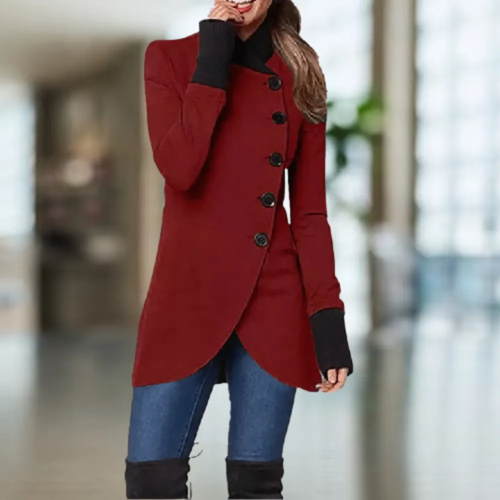 Classic full-length coat for women