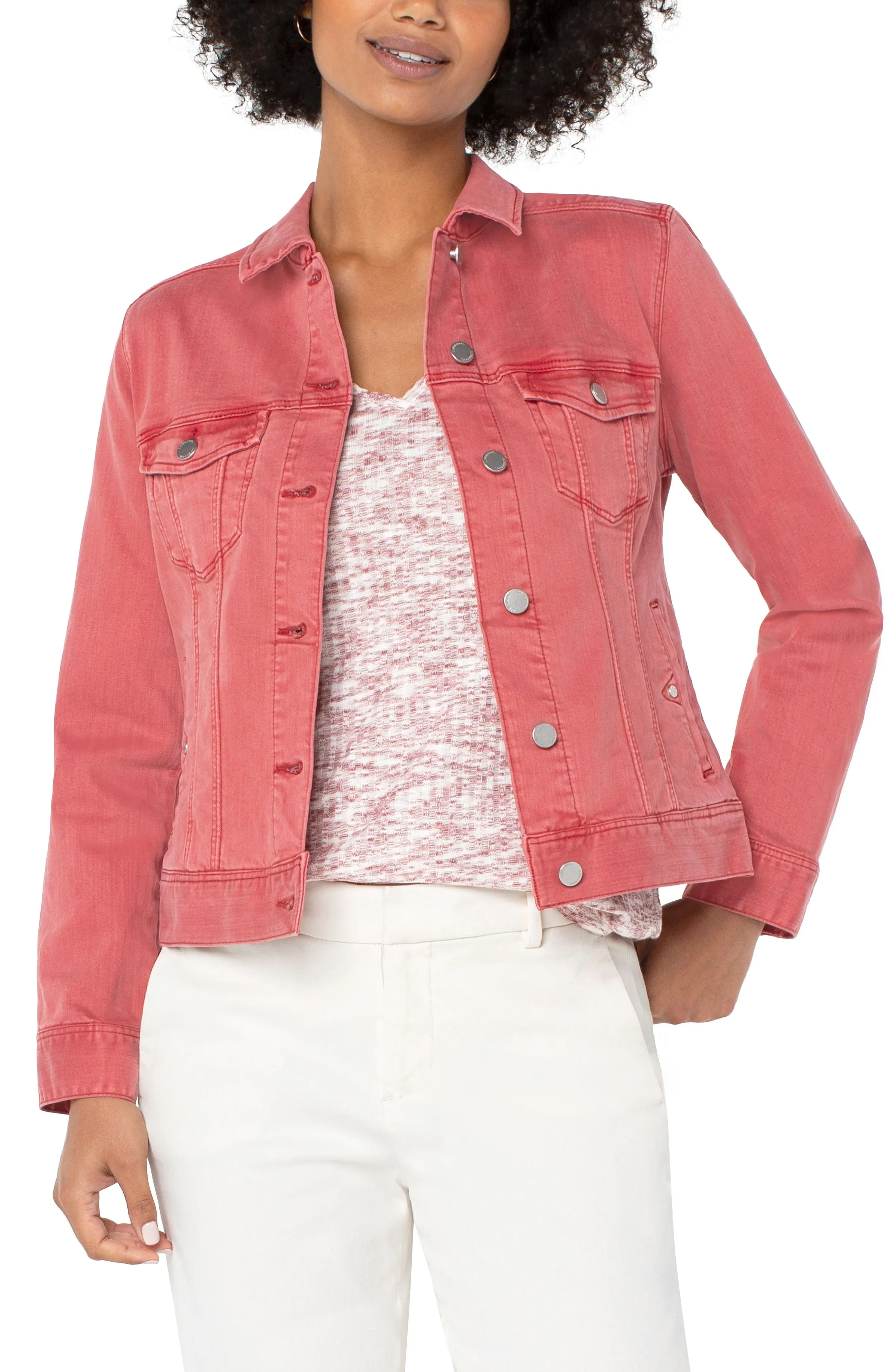 Classic Jean Jacket Rosebud