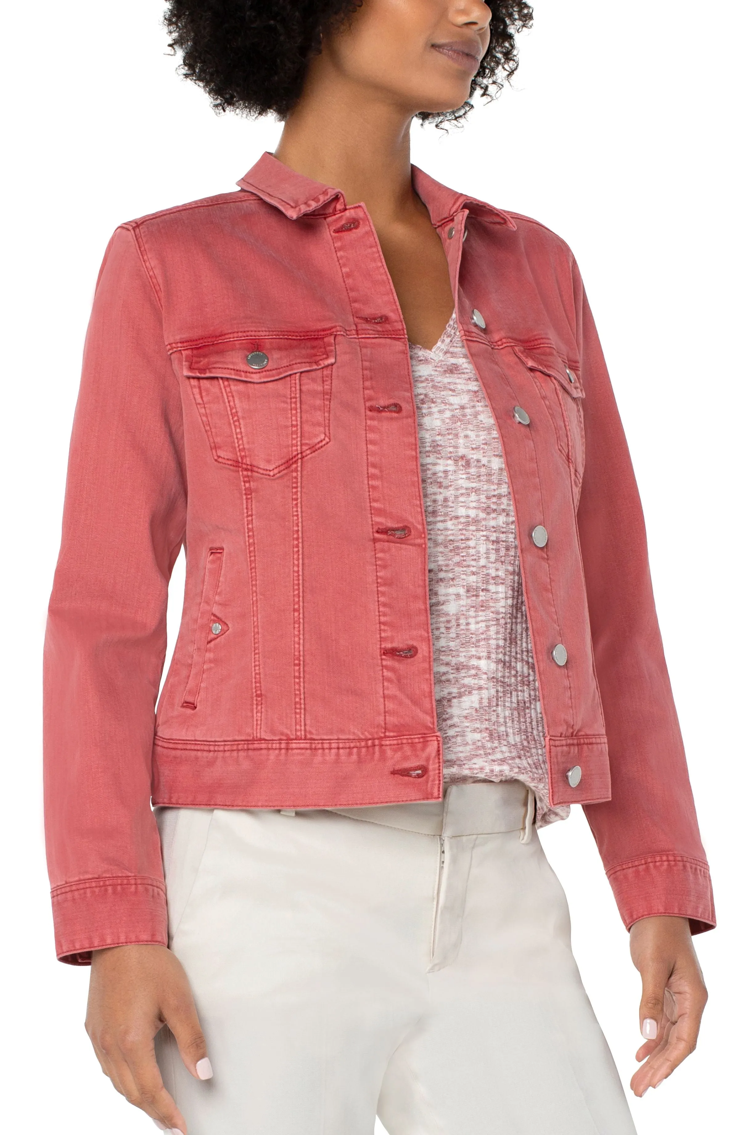 Classic Jean Jacket Rosebud