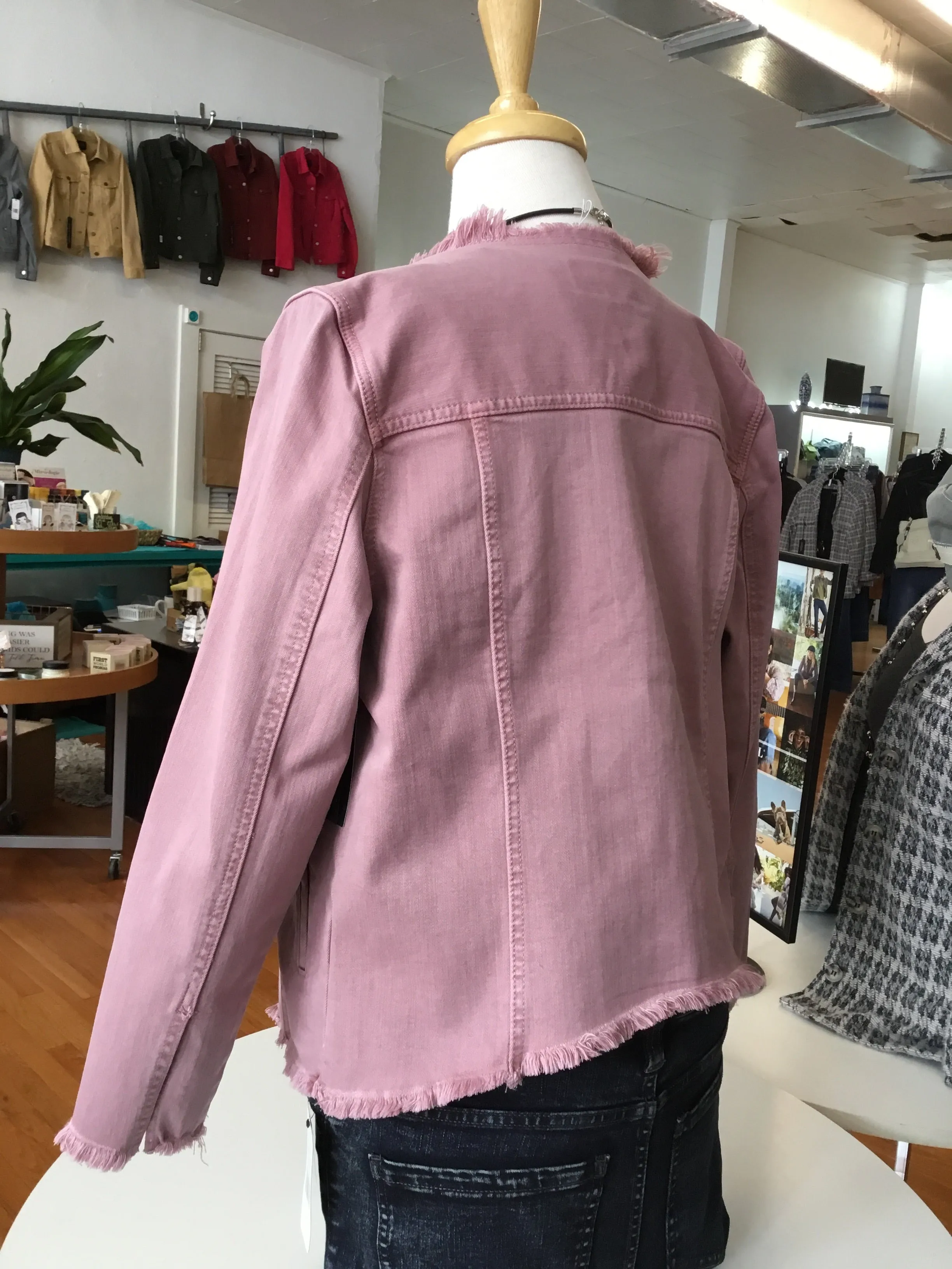 Classic Jean Jacket W Fray