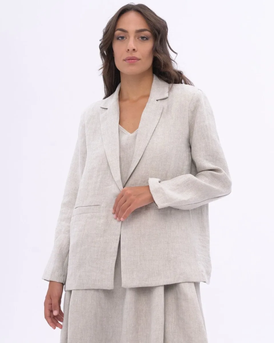 Classic Linen Blazer