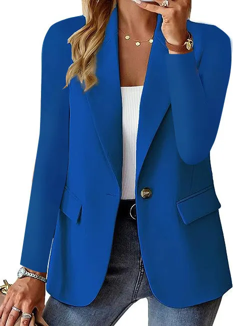 Cleya - Classic Button Blazer