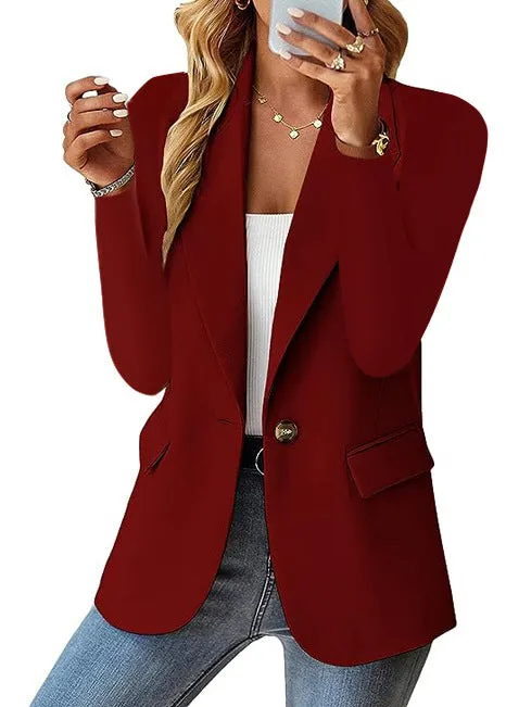 Cleya - Classic Button Blazer