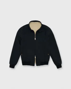 Colin Reversible Jacket in Navy/Stone
