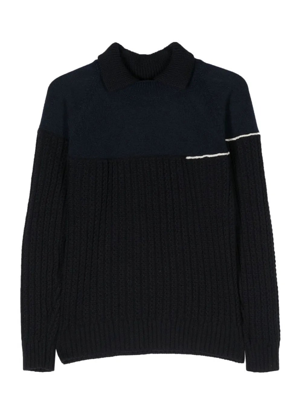 Collar Detail Jumper Navy