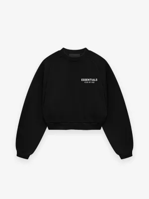 Core-Fleece Cropped Crewneck Sweatshirt