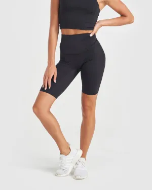 Core Trainer Tiffany Bike Shorts Black