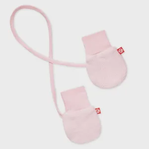 Cozie Fleece Baby Mittens - Baby Pink
