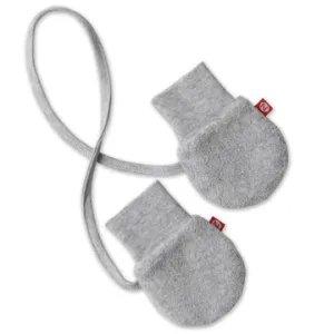 Cozie Fleece Baby Mittens - Heather Gray