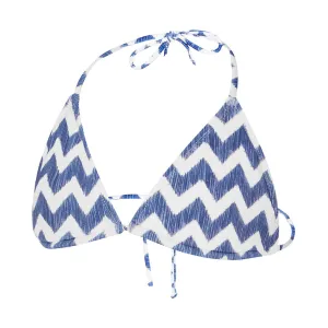 Crete Girls Bikini Top - Indigo Blue