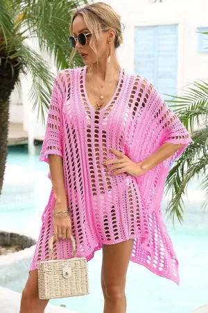 Crochet Knit Swimsuit Cover-up