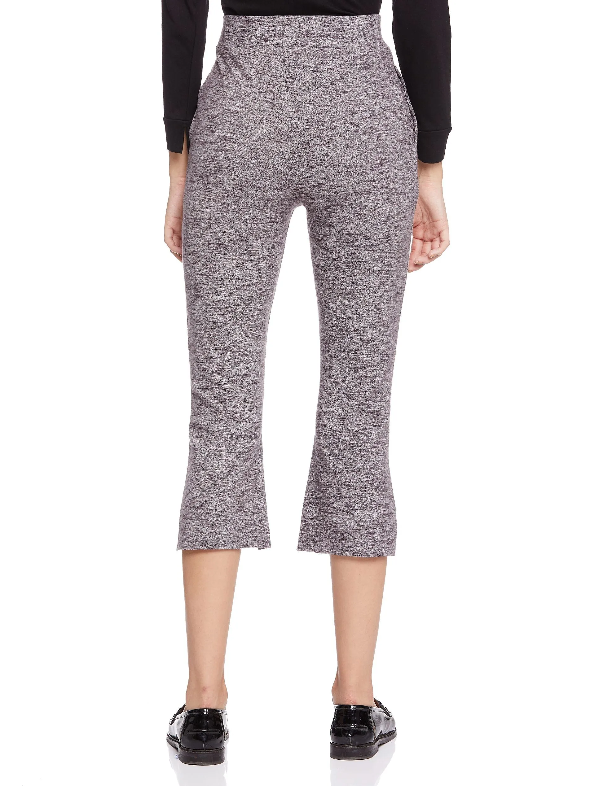 Cropped Length with Raw Edge Bottom (Rum Raisin)