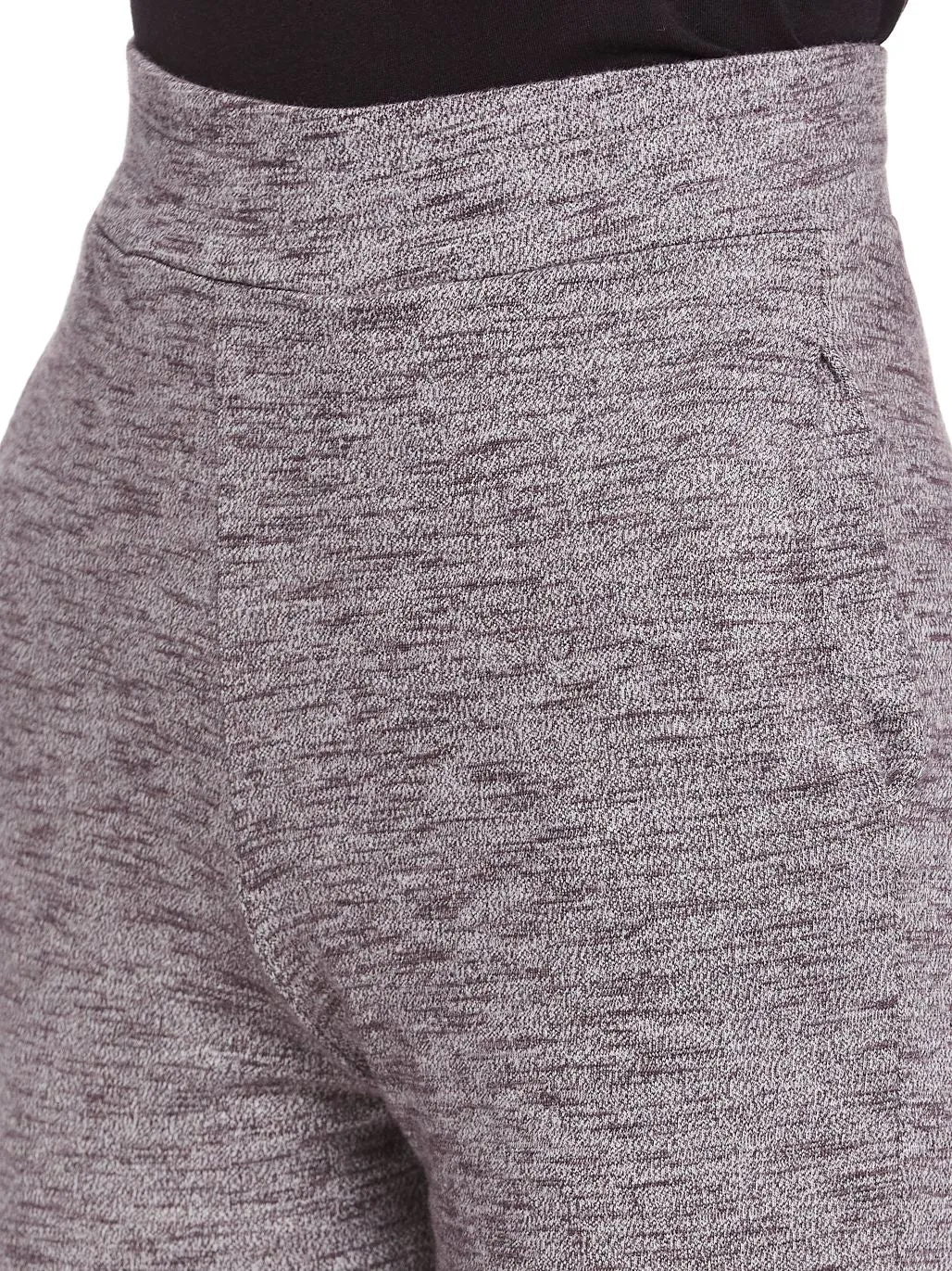 Cropped Length with Raw Edge Bottom (Rum Raisin)
