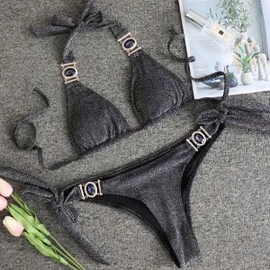 Crystal Diamond Bikini Swimwear