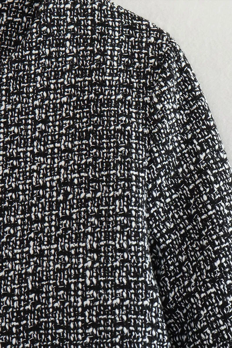 CS3379 Round Neck Elegant Jacket Outerwear