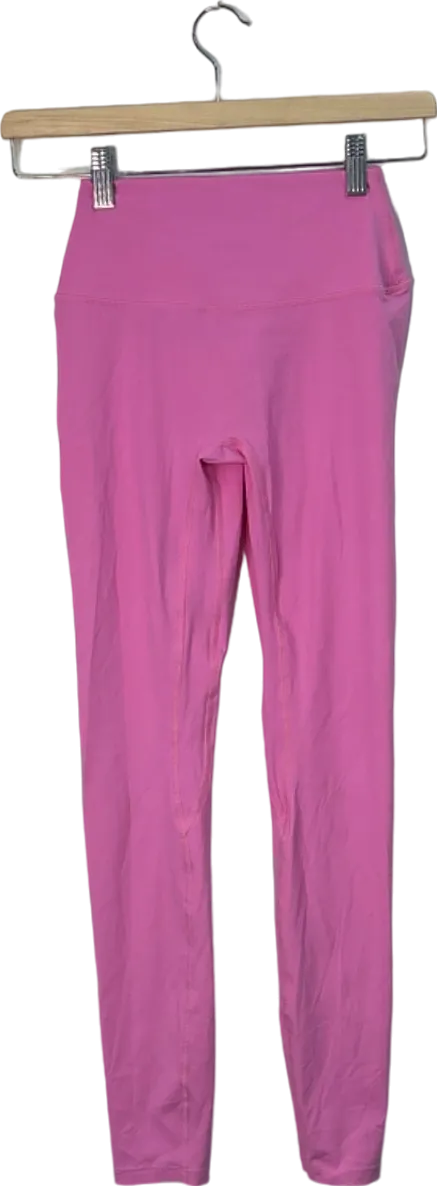 CSB Pink High-Waist Ruched Leggings UK S