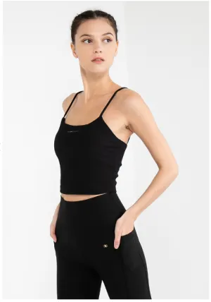 Daphne Women Crop Tank (Black)