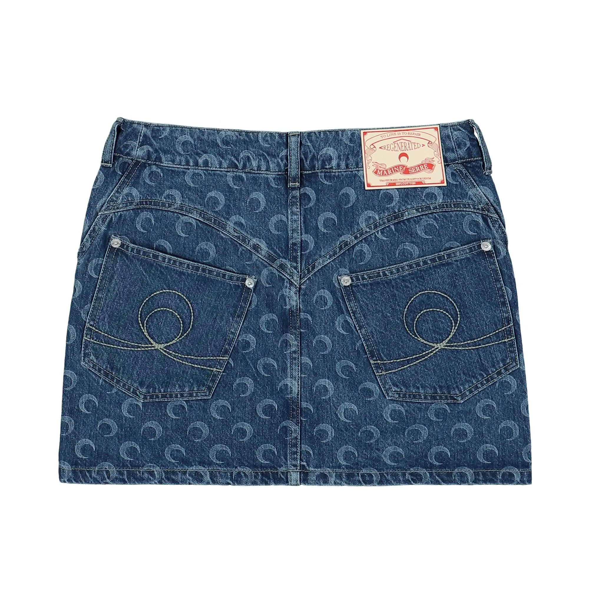 Deadstock Denim Mini Skirt
