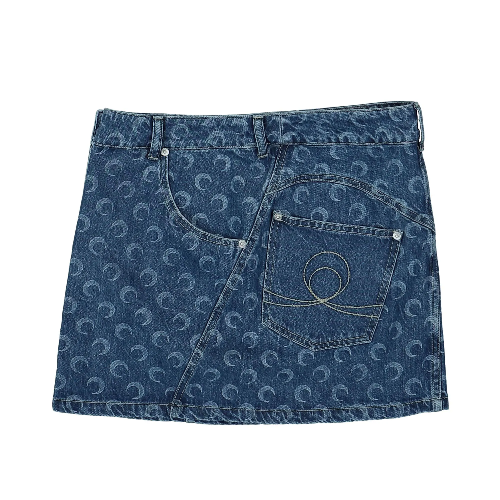 Deadstock Denim Mini Skirt