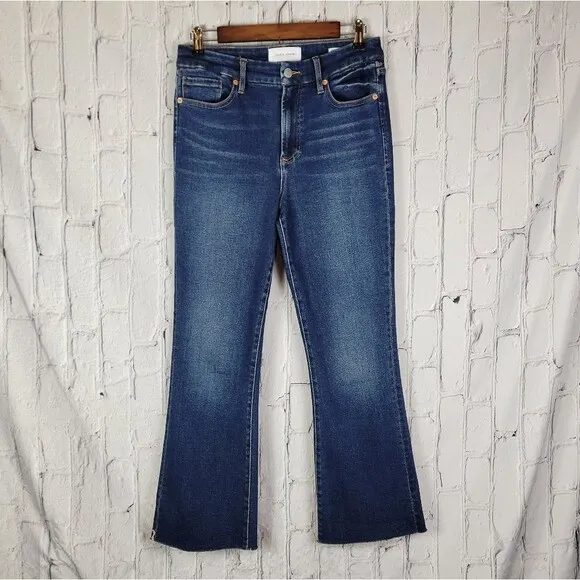 Dear John Jeanne kick flare high rise dark wash denim jeans