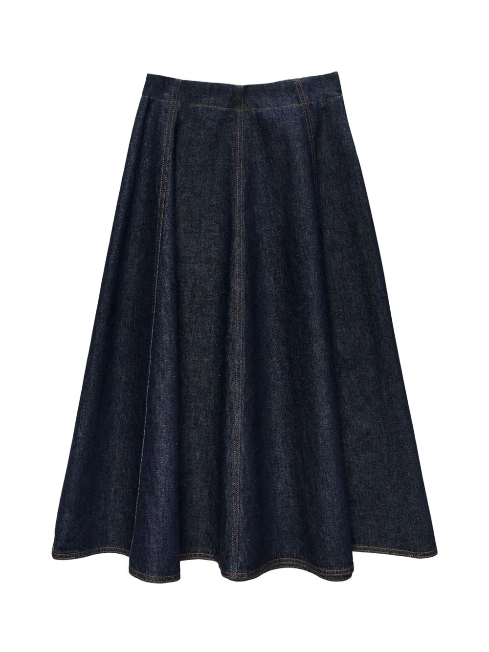 Denim Flare Skirt