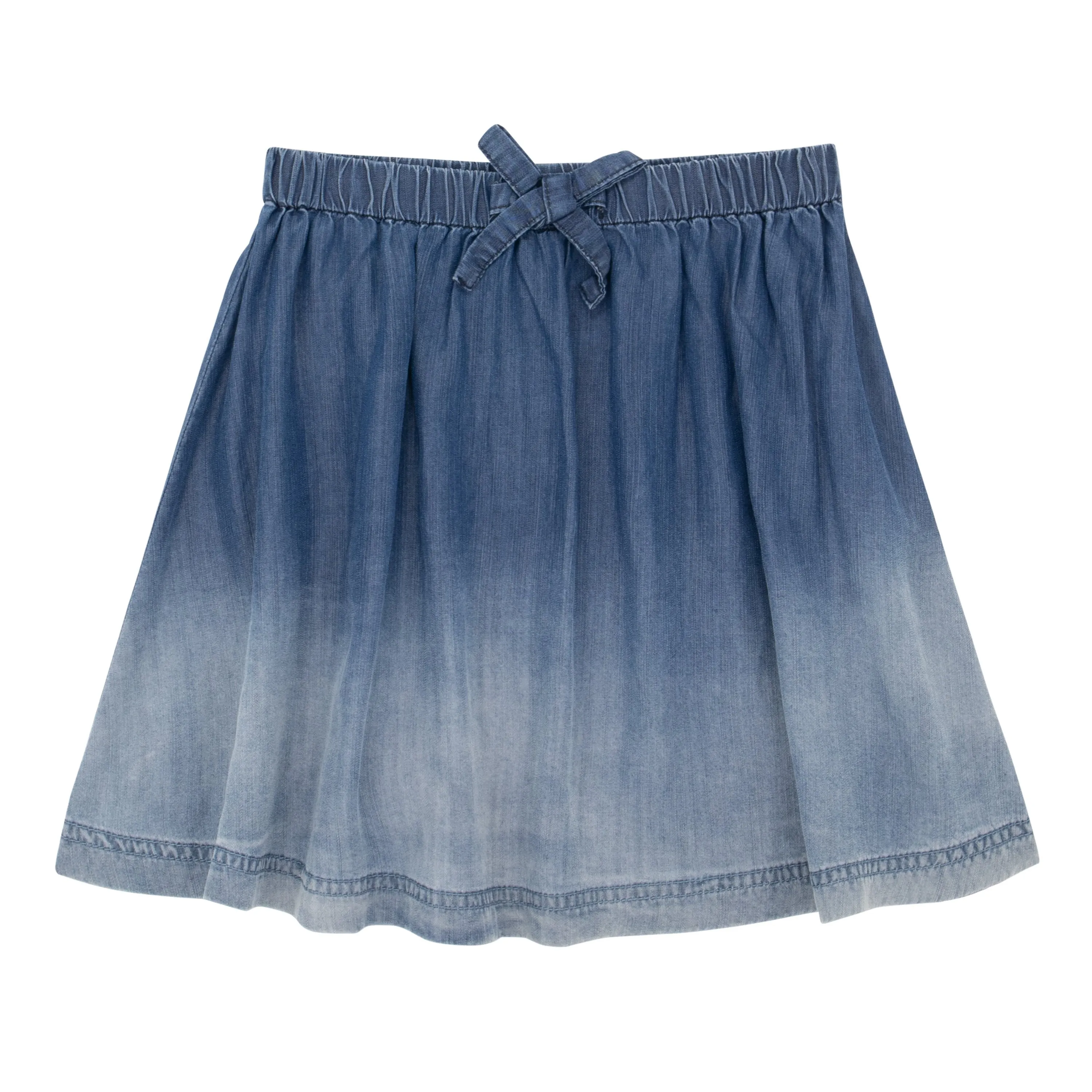 Dip Dyed Denim Skirt