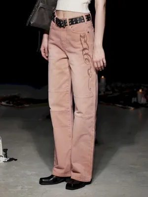Dirty Casual Pink Jeans
