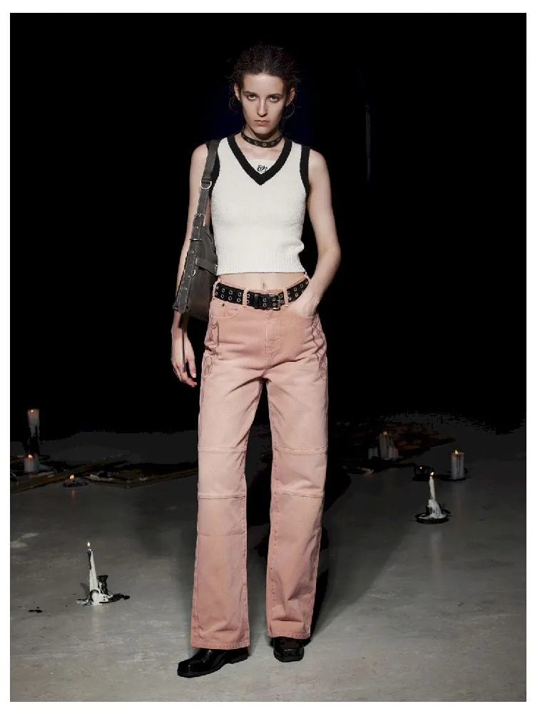 Dirty Casual Pink Jeans