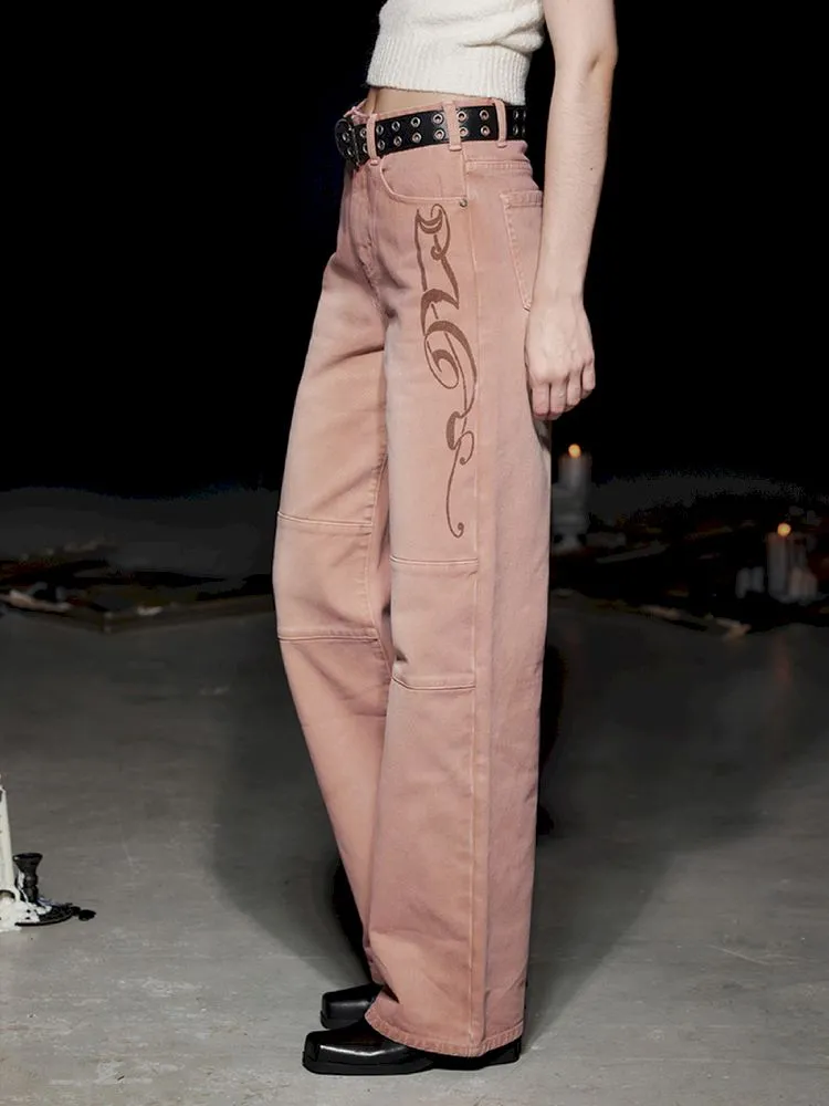 Dirty Casual Pink Jeans