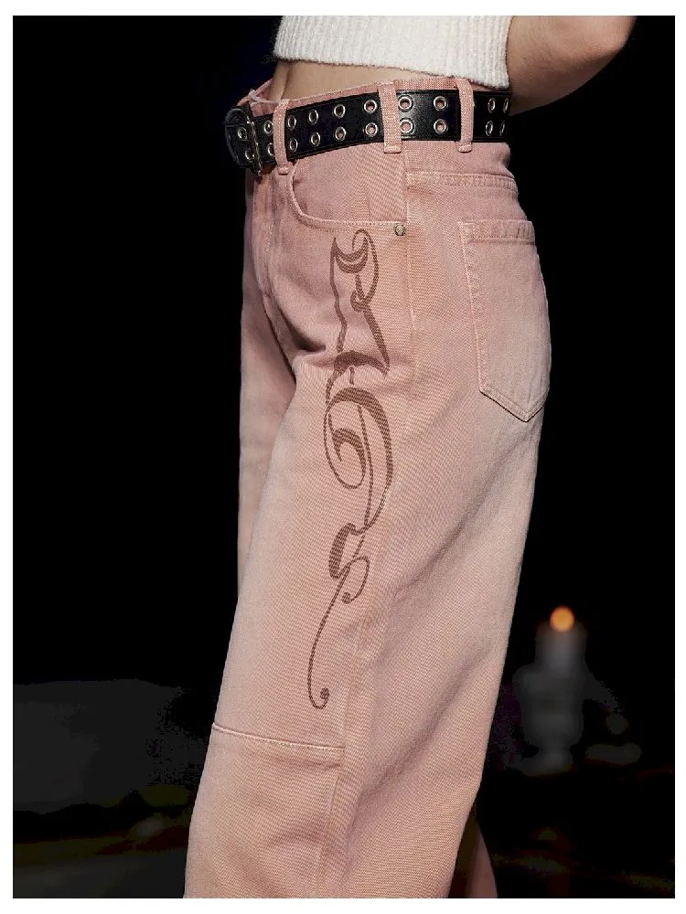 Dirty Casual Pink Jeans