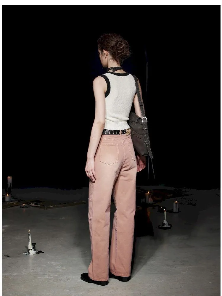 Dirty Casual Pink Jeans