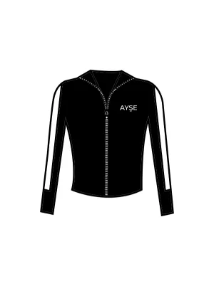 DIVERSE DANCEWORKS - BLACK & WHITE TRACKSUIT TOP