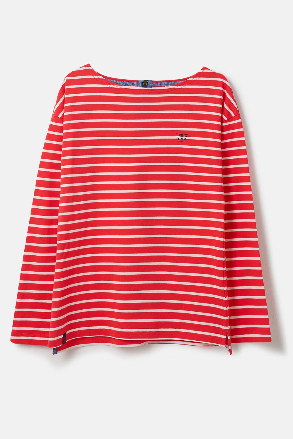 Dune Jersey Top - Poppy Stripe