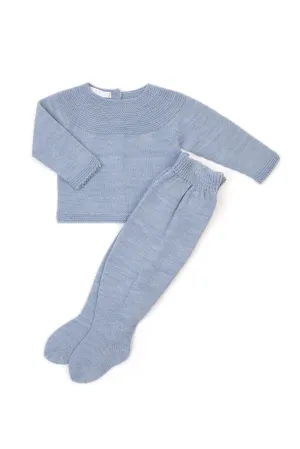 DUSTY BLUE ALBANO BABY SET